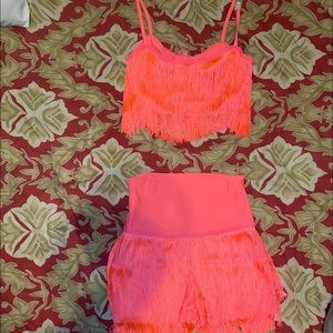 Selling two piece shorts set